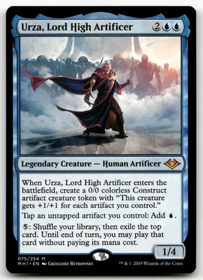 Urza, Lord High Artificer #75 (NM) Modern Horizons MH1 Magic MTG