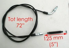 Hammerhead Trailmaster GO KART THROTTLE CABLE @ 72"