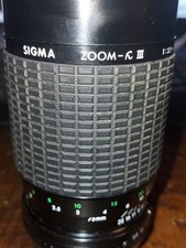 Sigma 75-210mm F/3.5-4.5 Zoom- Made In Japan VG Cond