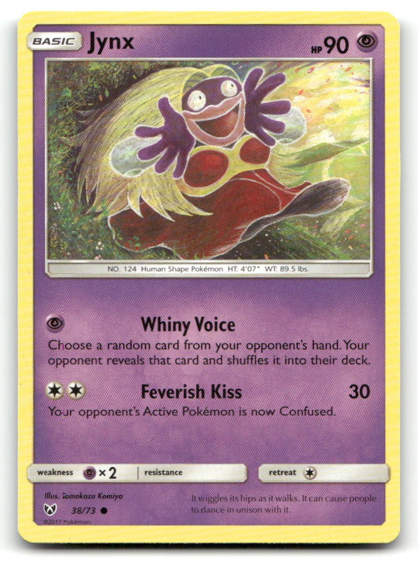 Jynx Shining Legends 38/73 LP Pokemon