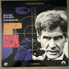 Patriot Games LaserDisc Widescreen Edition Harrison Ford 1992