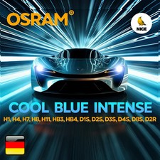 OSRAM Cool Blue Intensе H1 H4 H7 H8 H11 HB3 HB4 D1S-D4S D8S D2R Auto Lampen Top