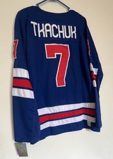 USA Team 7 Brady Tkachuk Winter Olympics 2026 Jersey Stitched Limited 54 -XL