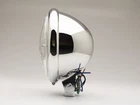 Headlight, 5 3/4", 5.75" Chrome, Cafe Racer, Bobber, Chopper, Cruiser, Custom