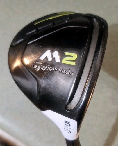 Taylormade M2 Fairway 5 Wood 18 Degrees Regular Flex Mid Sized Grip Very Nice - Picture 6 of 15