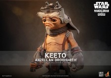 Ready New Hot Toys LMS018 Star Wars MandalorianGrogu Keeto Anzellan Droidsmith