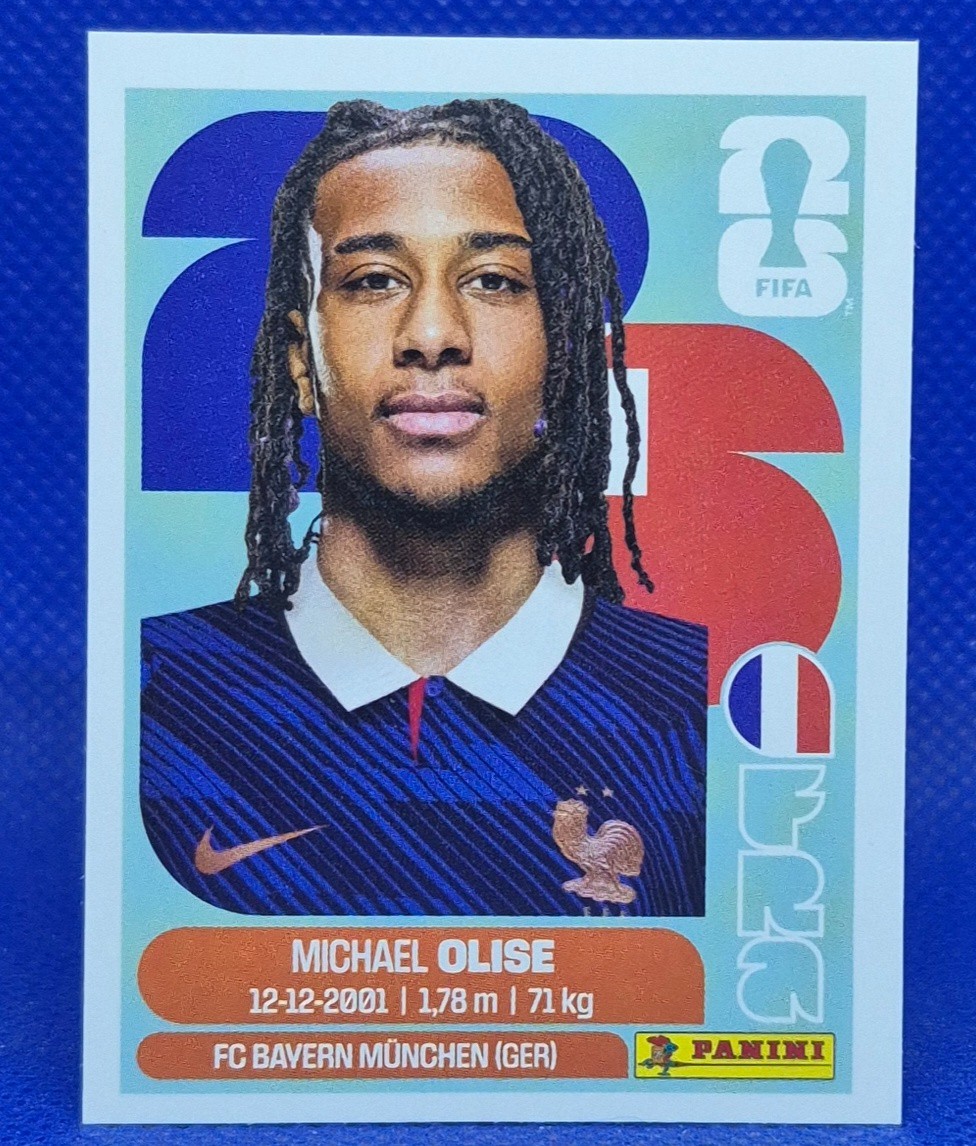 2026 Panini FIFA World Cup Sticker Michael Olise #FRA 14 - France
