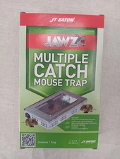 2 JT Eaton Repeater Multiple Catch Metal Mouse Trap Humane Live Mice Mousetrap
