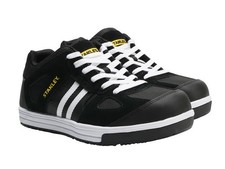 Stanley Clothing - Cody Black/White Stripe Safety Trainers UK 8 EUR 42