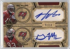 2010 Topps Supreme Dual Auto 1/10 Mike Williams Gerald McCoy #SDA-WGM Auto 0af