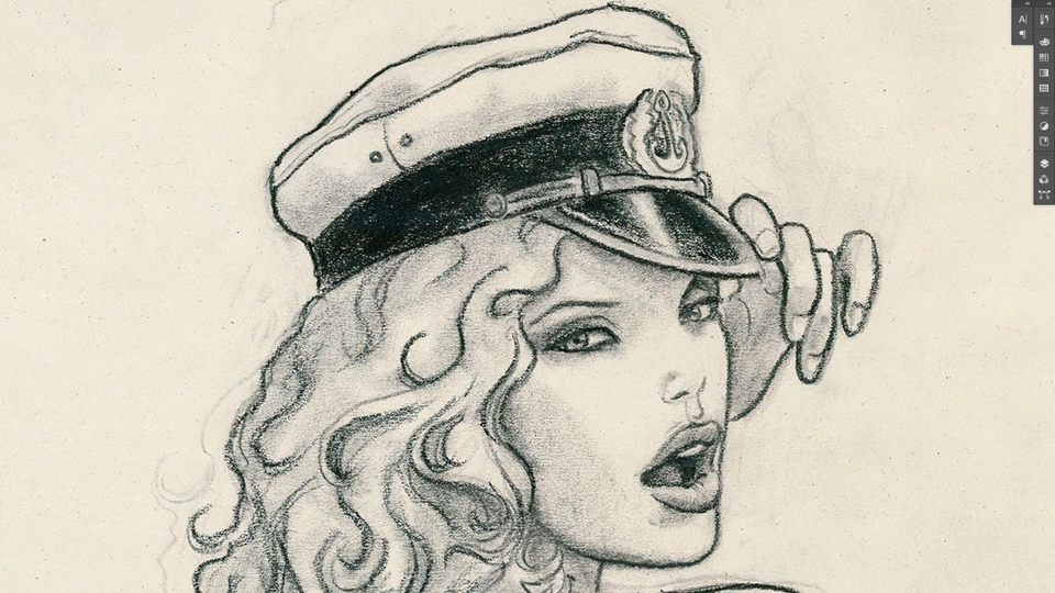 MILO MANARA - HQ illustration made for the Les Venus de Milo exhibition ...