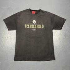 Vintage Y2K Pittsburgh Steelers Embroidered Tshirt Black Medium VTG Unisex NFL