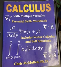 Calculus with Multiple Variables Essential Skills Workbook: Includes Vect - Book