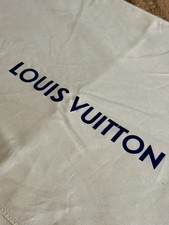 Louis Vuitton Dust Bag Large Envelope Style Storage Pouch Authentic LV Beige