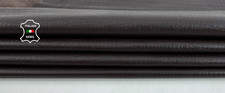 DARK BROWN CROCODILE PRINT ON Thin Soft Lambskin Leather hide 6 sqf 0.6mm Z422