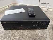 Yamaha Laser Disc / CD LD Player Model CDV-W901 W/Remote 15 Laserdiscs READ