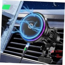 for MagSafe Car Mount Charger, TEC Fan Cooling 15W Fast Charging Black 1