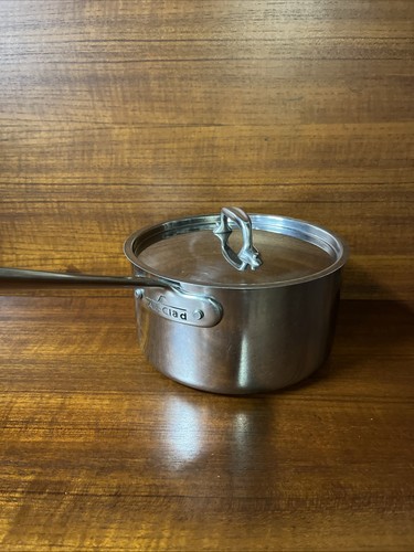 All-Clad 3.5QT Stainless Steel Sauce Pan Stock Pot W/ Stainless Steel Lid