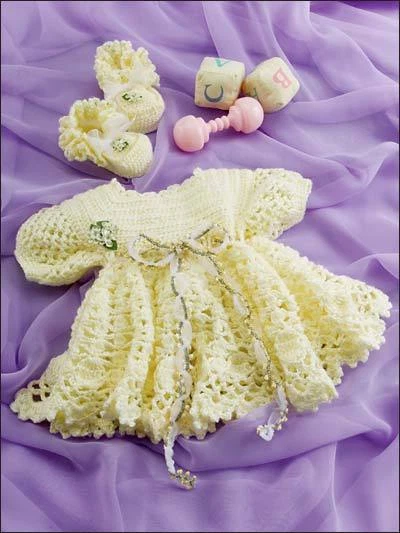 Beautiful Baby Boutique: crochet patterns for lacy baby dresses,sweaters 3-12 mo - Image 2 of 4
