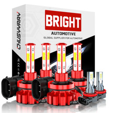 For Chevy Malibu 2006-2012 6k Combo Led Headlights Fog Lights Bulbs Kit 6x