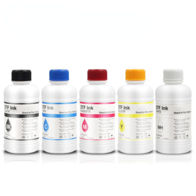 5color 250ML/Set DTF Ink For Epson DX5 DX7 5113 4720 I3200 F2100 Film Printing