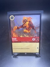 Disney Lorcana: Scar Fiery Usurper- 122/204  In-Hand  Non Foil NM