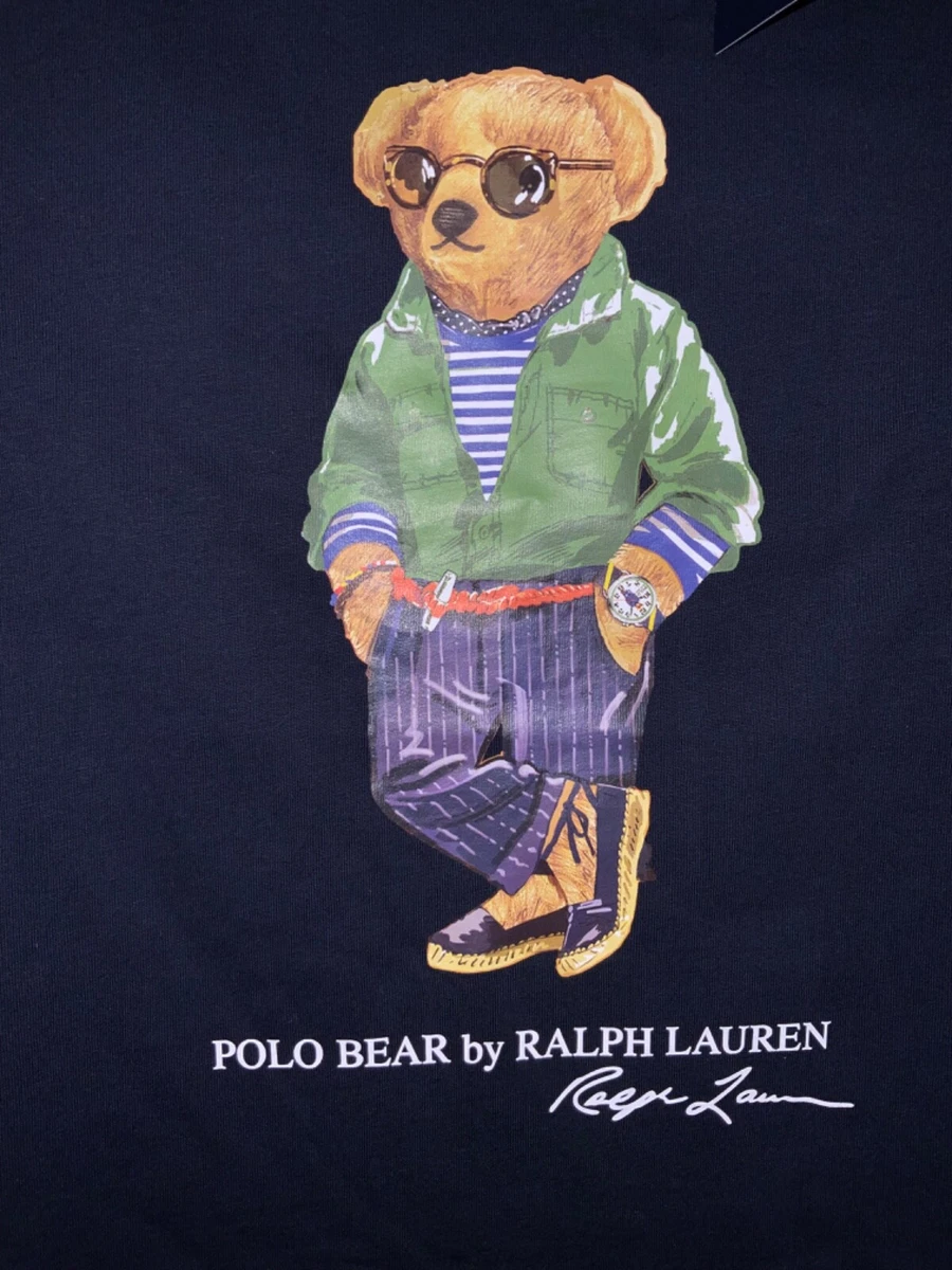 Polo Ralph Lauren Iconic polo Bear Tee Shirt Sz M 10-12 youth 150