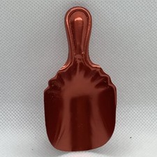 Vintage Child's Toy Kitchen Scoop Copper Aluminum 3.25" Doll Play Children Girl