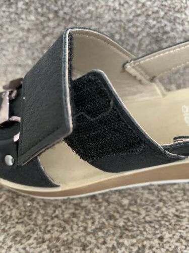 Inblu Womens Wedge Sandals RN000022 UK Size 5, 6 & 7- Colour Black - NWB - Picture 8 of 10
