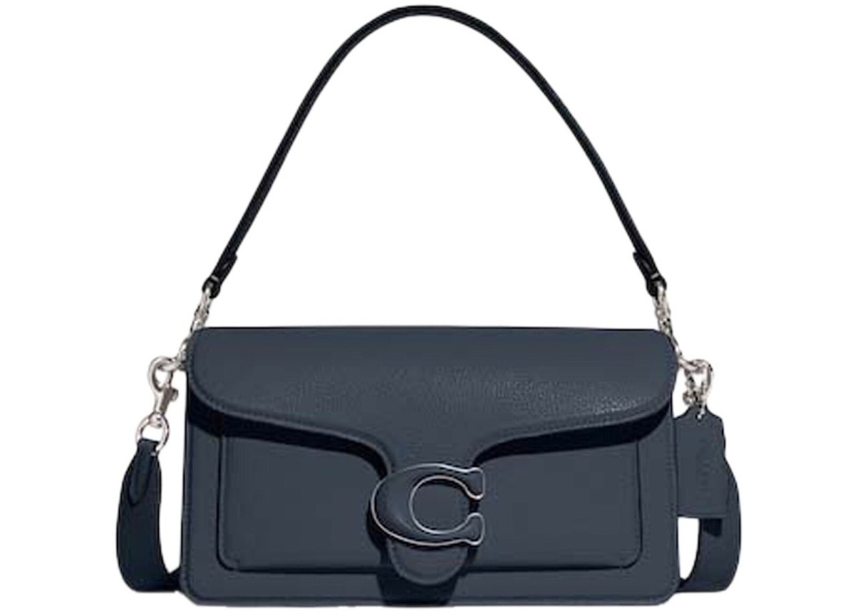 Coach Tabby 26 Crossbody Bag【関税込/送料込】 Coach Tabby 26 Denim Blue Leather Shoulder Crossbody Bag