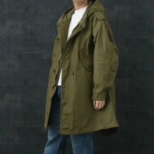BUZZ RICKSON'S BR12266 M-51 Military Parka Mod Coat Olive (Size S)