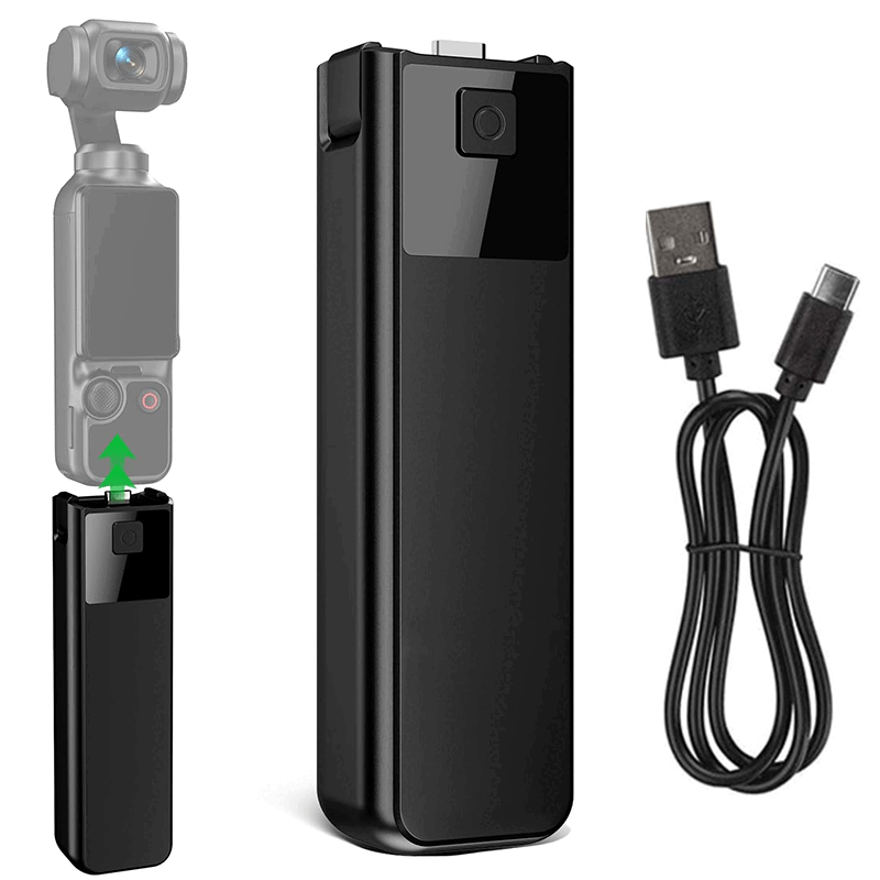 Power Bank for DJI OSMO Pocket 3 Portable Extension Rod Fast Charge Battery Grip-image