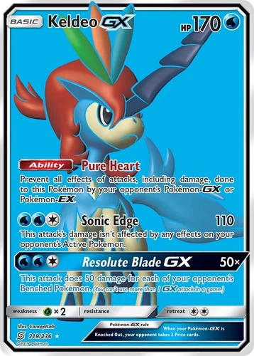 Keldeo GX 219/236 Sm-Unified Minds