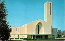 Vintage Loma Linda University Church Postcard California, Unposted, Mid-Century