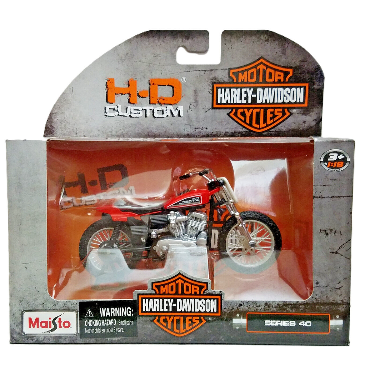 Maisto Harley Davidson XR750 Red & Black 31360/40 1/18