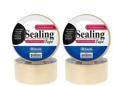 BAZIC Packing Tape 1.88" x 109.3 Yards Transparent Pack of 4 (BAZ921)