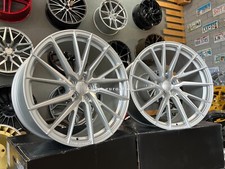 4 x 21 inch 5x112 10.5J/11.5J HX06F Style Silver Wheels: Fits For BMW X6 G05 G07
