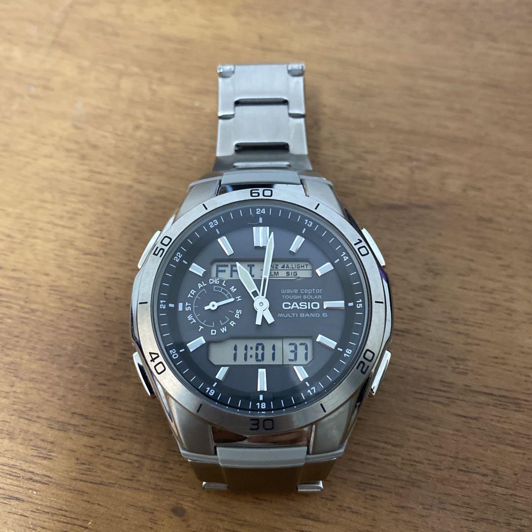 Casio Wave Ceptor WVA-M650TD-1AJF Dual Display Analog-Digital Watch