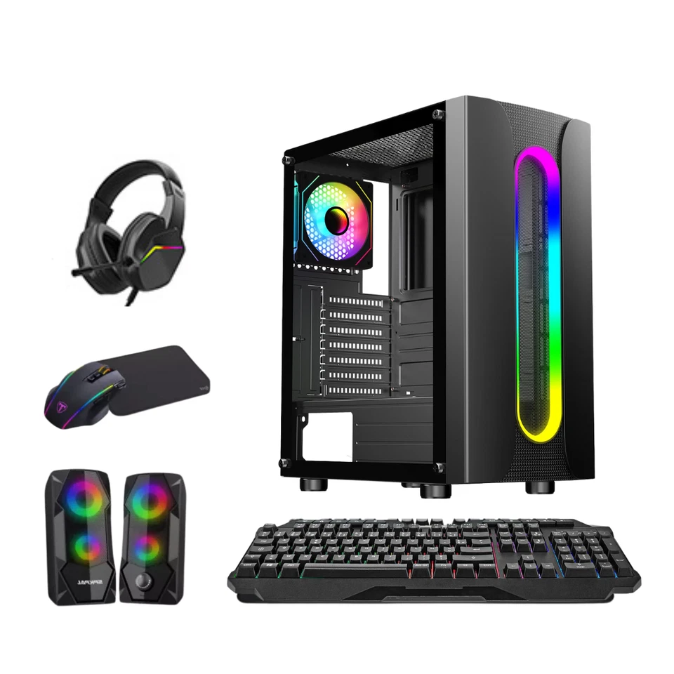 Fast Gaming PC Bundle CORE i5 16GB RAM 240GB SSD + 1TB HDD 4GB GT730 - Image 3 of 4