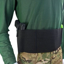 Tactical Mesh Belly Band Holster Concealed Carry Double Pistol Gun Holster Pouch