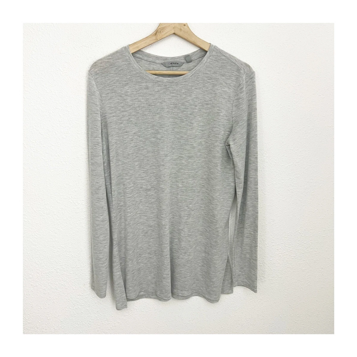 Long sleeve shirt with slits on both sides cheap