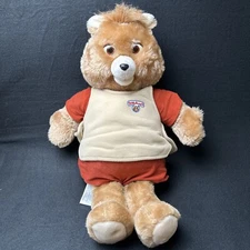 Teddy Ruxpin 1985 Worlds Of Wonder + Cassette Tape NO BATTERY COVER *Untested*