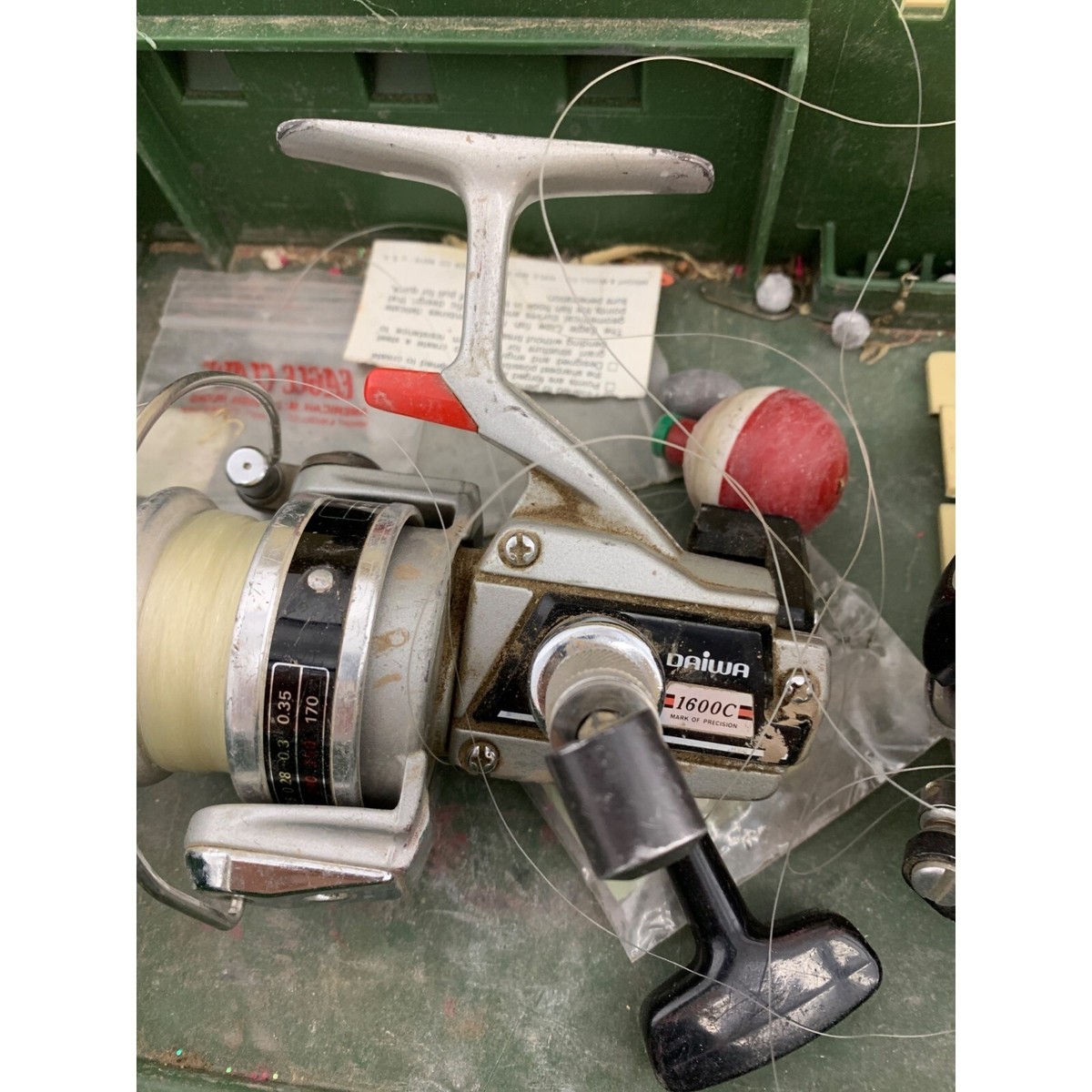 Vintage Plano 787 tacklebox + 2 Daiwa Reels - Parts Fishing | eBay