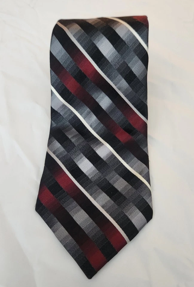 Мужской галстук Class Club Gold Label 100% шелк в полоску - Изображение 2 из 4