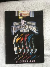 Merlin-  Mighty Morphin Power Rangers The Movie - Sticker Album - Incomplete
