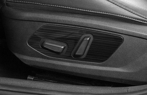 Asiento de titanio negro para Hyundai Elantra 21-2022 ajuste manija botón panel moldura - Imagen 6 de 8