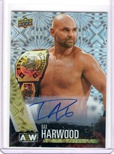 2021 Upper Deck AEW Autographs Pyro Dax Harwood Insert #ered 01/25