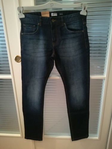 Jeans Denim Ovs per uomo, skinny fit, size/tg 34/50, dark blue/sbiaditi,  nuovi! | eBay