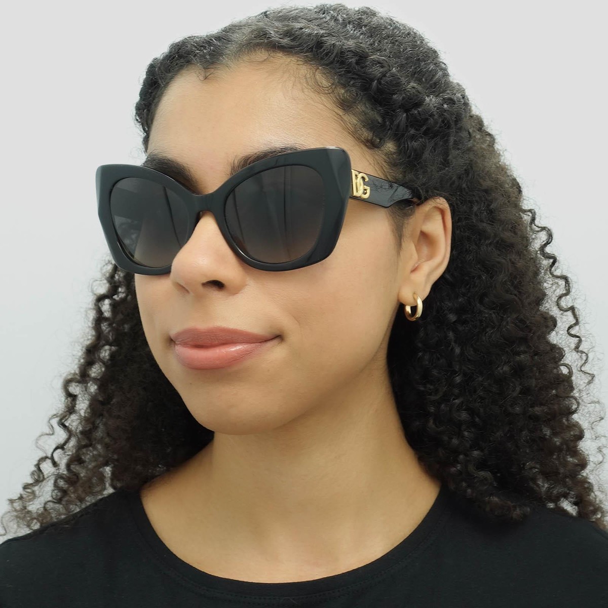 Dolce & Gabbana Sunglasses DG4405 501/8G Black Gray Gradient