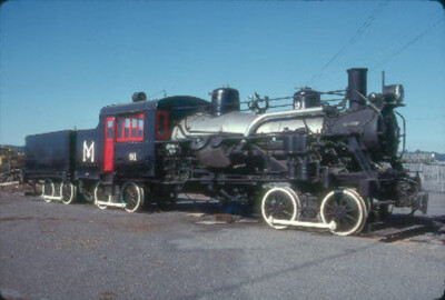 MRSR 91 3-LKW HEISLER STEAM (MOUNT RAINIER) --- Original Dia T1-14